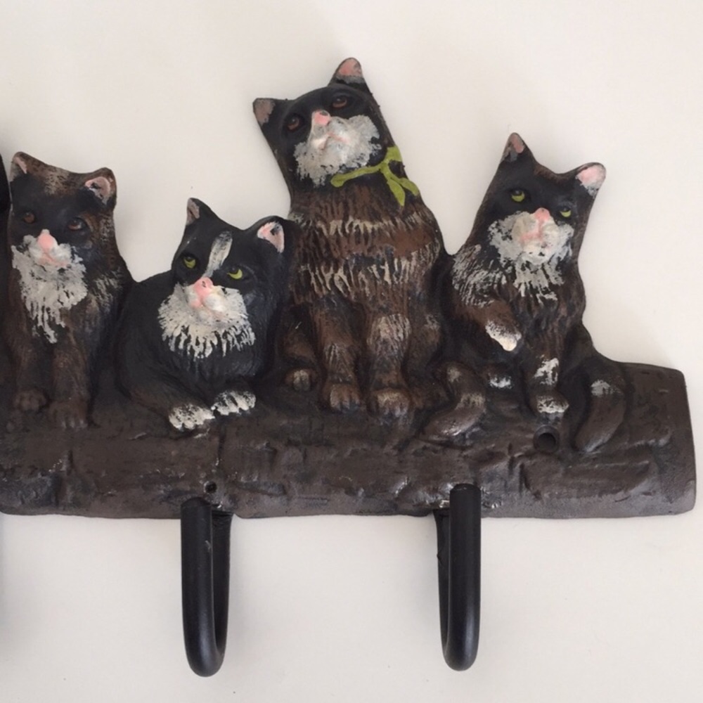 Cat Hanger Rack Cast Iron - Picture 4 of 15